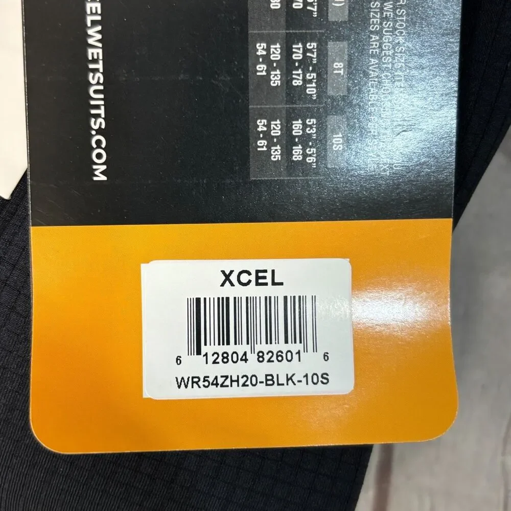 NWT Xcel Infiniti Women 5/4mm Hooded Wetsuit Chest Zip Size 10S WR54ZH20 D120 -2